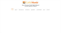 Desktop Screenshot of caffemonte.com